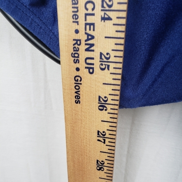 Speedo Blue One Piece Swimsuit w/CrissCross Back Sz 8 - Picture 8 of 10